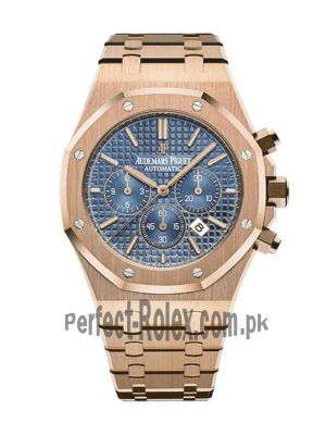 Audemars Piguet Royal Oak Chronograph Blue Dial Watch  Price in Pakistan