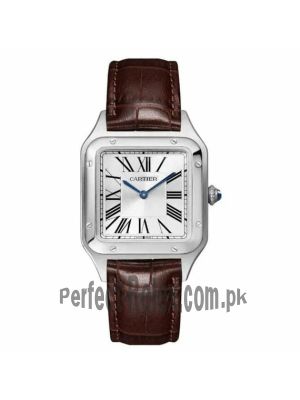 Cartier Santos Dumont Brown Strap Watch Price in Pakistan