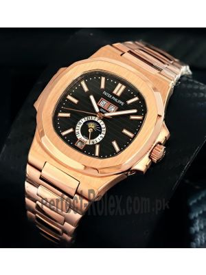 Patek Philippe Nautilus Rose Gold DayDate Watch Price in Pakistan