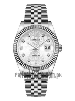 Rolex Datejust 40 Silver Jubilee Diamond Dial Watch Price in Pakistan