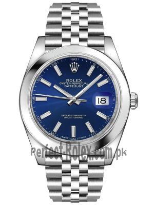 Rolex Datejust 41 Blue Dial Steel Men's Watch Price in Pakistan