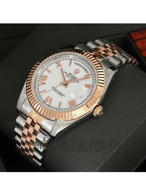 Rolex Day-Date 40  Two Tone White Dial Watch Price in Pakistan