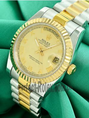 Rolex Day-Date Yellow Gold Roman Dial Watch Price in Pakistan