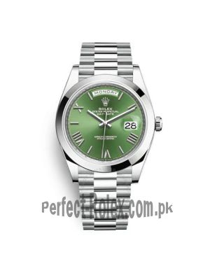 Rolex Day Date Green Dial Watch Price in Pakistan
