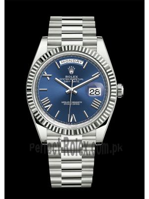 Rolex Day-Date Blue Dial Watch Price in Pakistan