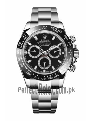 Rolex Cosmograph Daytona 116500LNBK SuperClone 1:1 Watch with NFC Card Price in Pakistan