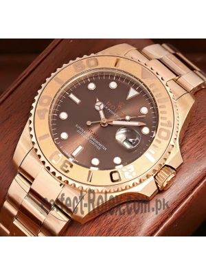 Rolex Yacht-Master Brown Dial Watch  Price in Pakistan