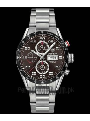 TAG Heuer Carrera Calibre 16 Day-Date Brown Dial Watch Price in Pakistan