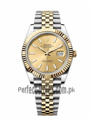 Rolex DJ41YGLD126333 Datejust SuperClone 1:1 Watch Price in Pakistan