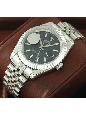 Rolex Datejust Blue Motif Dial Swiss Watch  Price in Pakistan