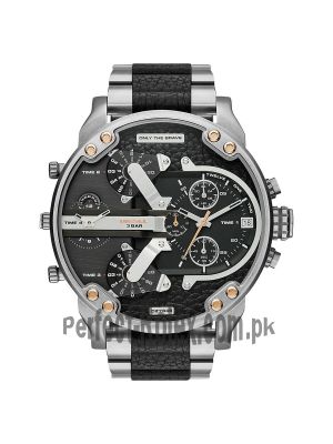 MR. DADDY 2.0 BLACK DIAL STAINLESS STEEL MEN'S WATCH Price in Pakistan