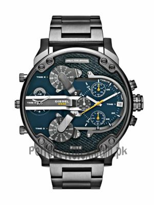 Diesel Men's DZ7331 The Daddies Series Analog Display Analog Quartz Black Watch Price in Pakistan