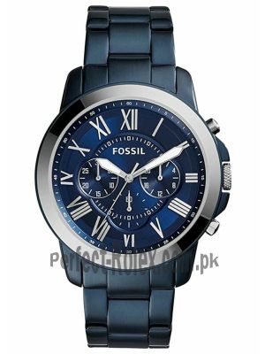 Fossil Nate Blue Steel Band Chronograph Watch FS5230   (Same as Original) Price in Pakistan