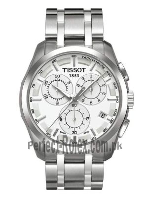 Tissot Couturier Chronograph White Dial Men Watch  Price in Pakistan