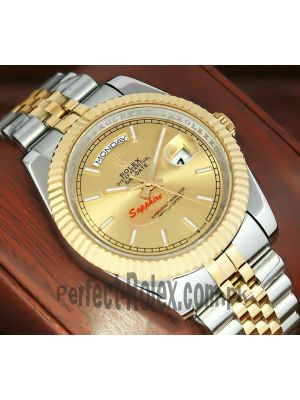 Rolex Day-Date Champagne Gold Dial Two-Tone Watch 2021 Price in Pakistan