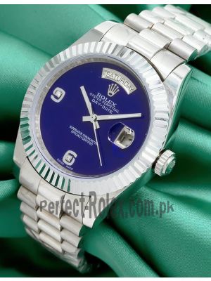 Rolex Day-Date Onyx Blue Dial Watch Price in Pakistan