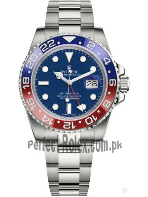 Rolex GMT Master II  Pepsi Bezel Blue Dial Watch Price in Pakistan