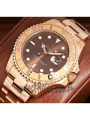 Rolex Yacht-Master Brown Dial Watch  Price in Pakistan