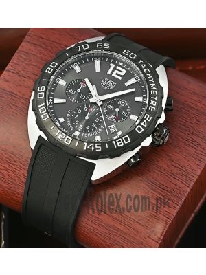 Tag Heuer Formula 1 Men's Black Rubber Straps Watch Price in Pakistan